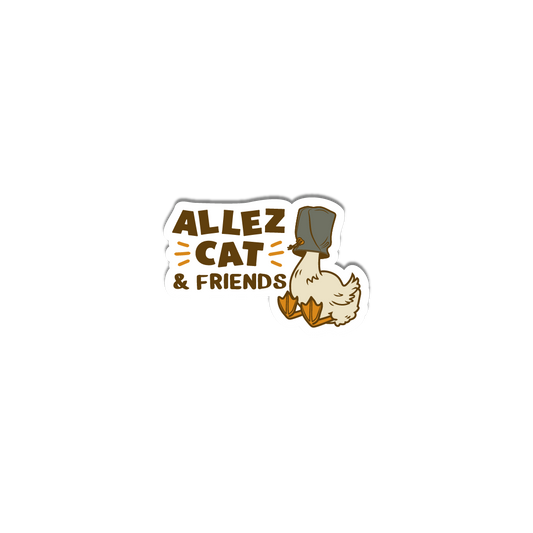 Allez Cat & Friends Duck Sticker