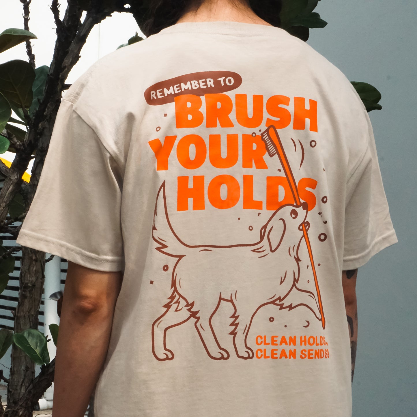 Brush Your Holds Shirt - Dog