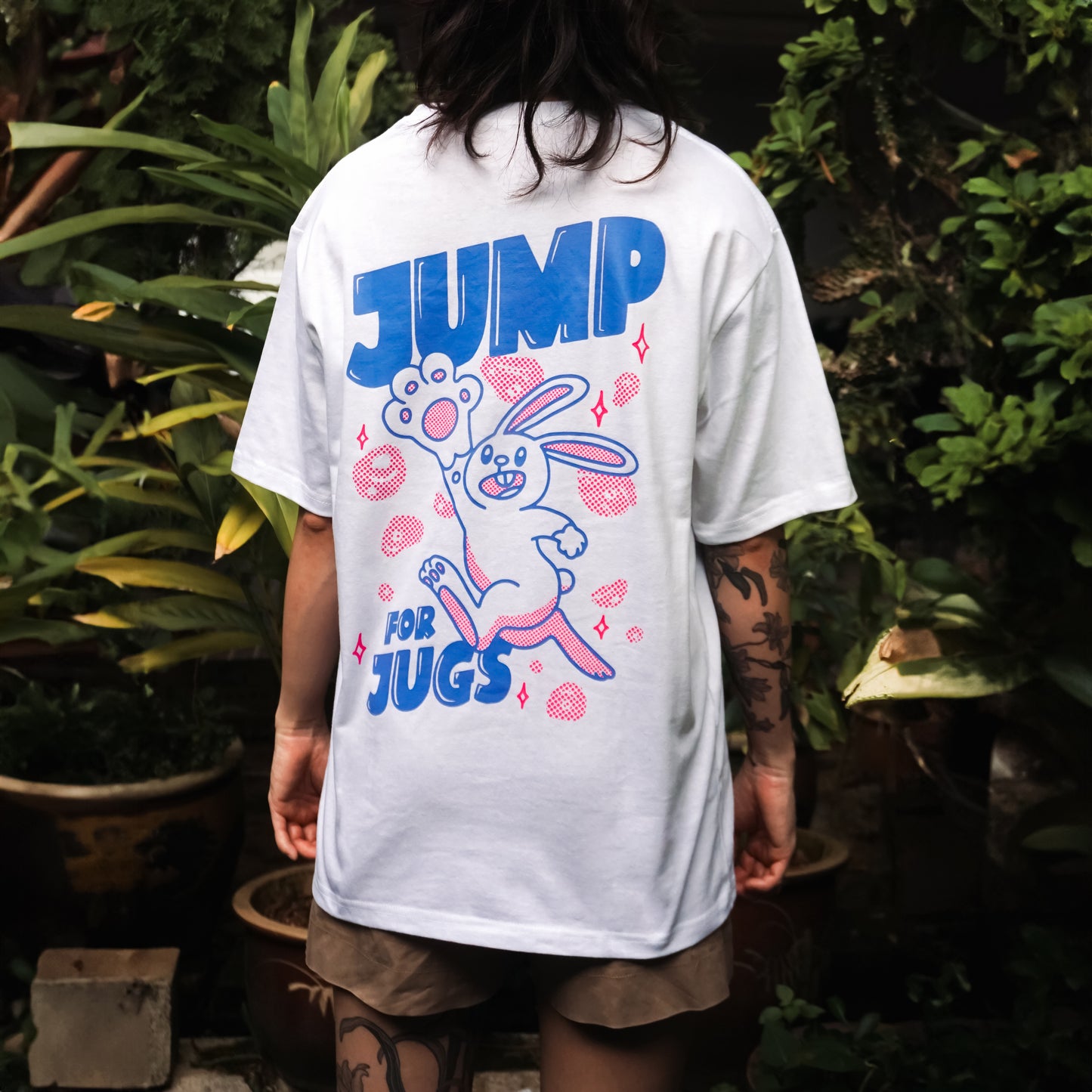 Jump For Jugs Shirt - White